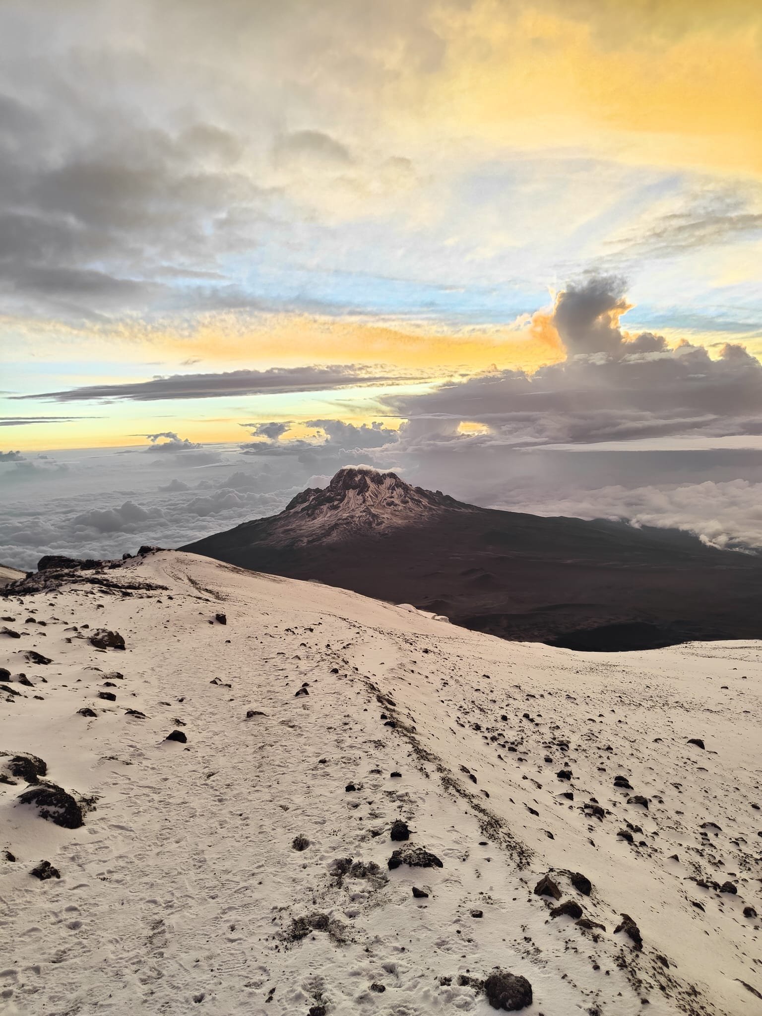 Climbers on the Marangu Route